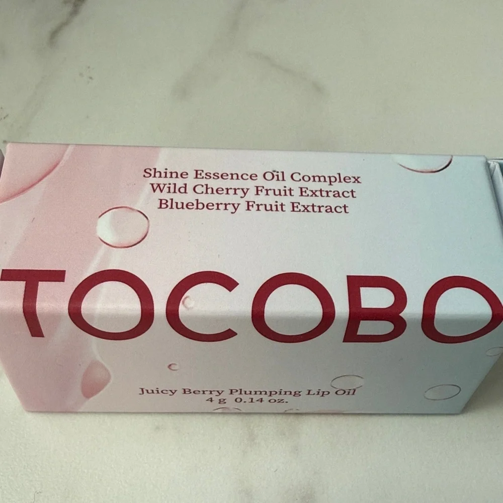 Tocobo juicy berry plumping lip oil 07 plum New Size .14oz